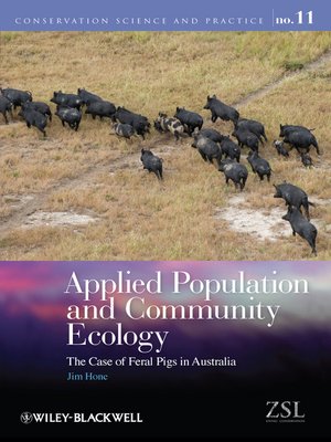 cover image of Applied Population and Community Ecology